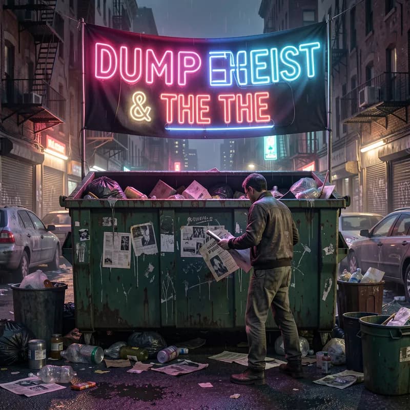Dumpster Heist & The Neon Banner
