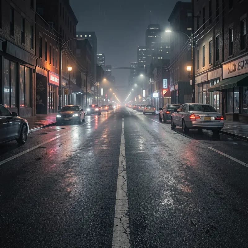Slick Asphalt