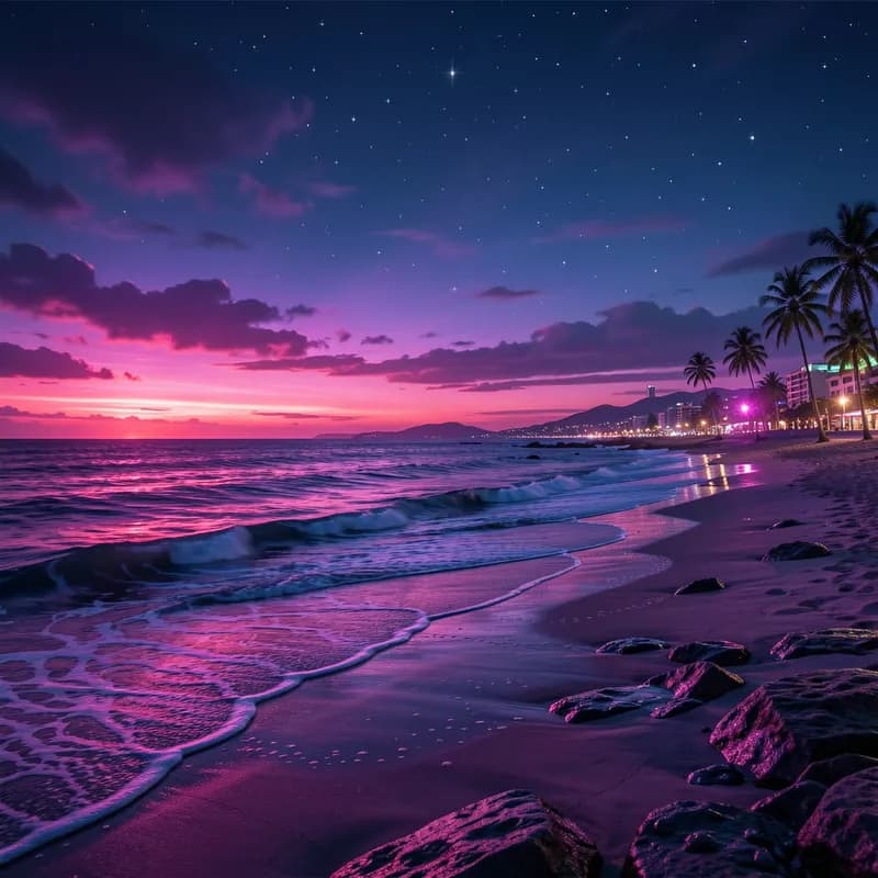Neon Shoreline