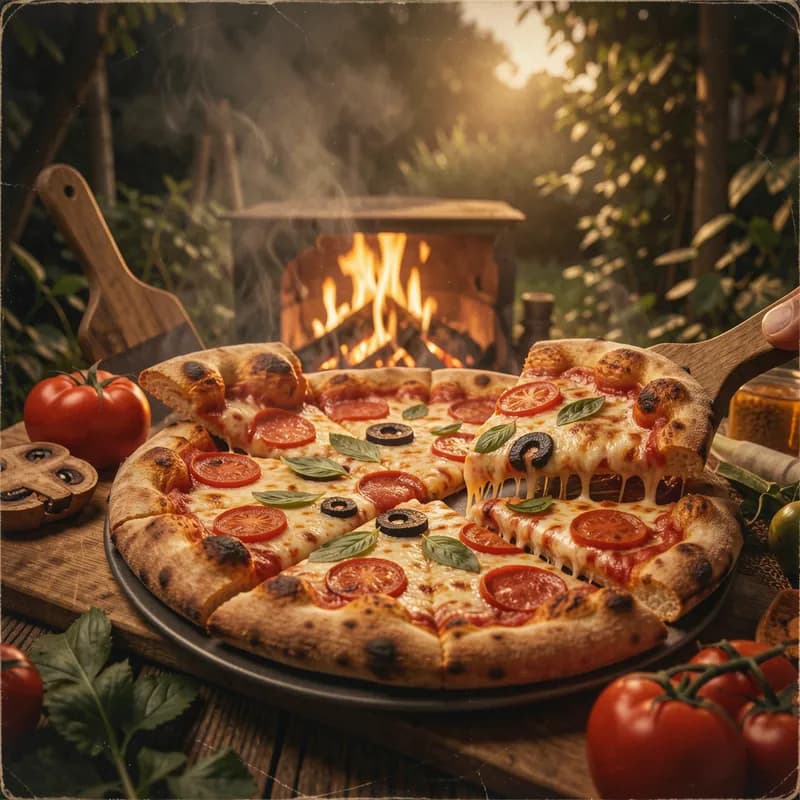 Backyard Pizza & The Yellow Slip
