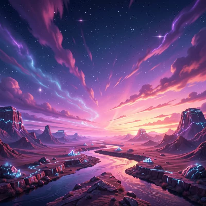 Neon Dust & Open Skies