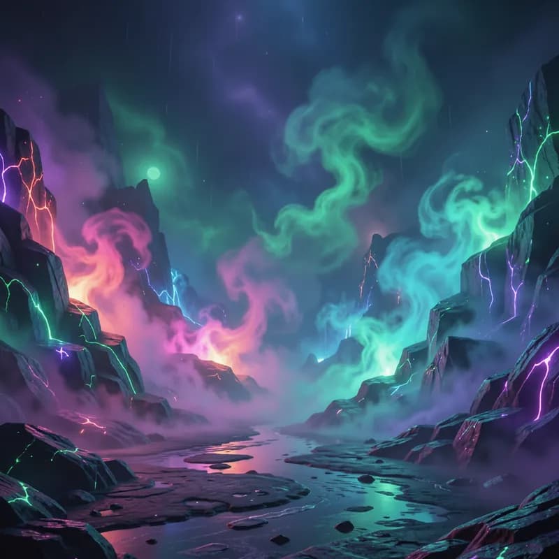 Fluorescent Fog