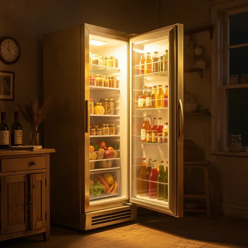 Golden Fridge Light