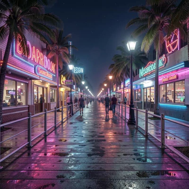 Neon Boardwalk