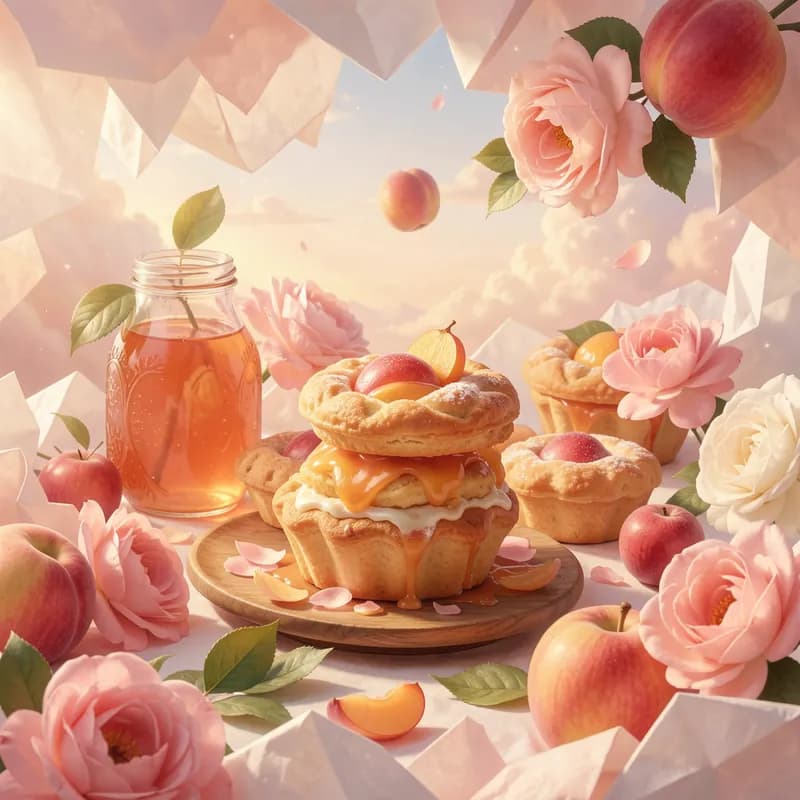 Peach Tarts and Paper Dreams
