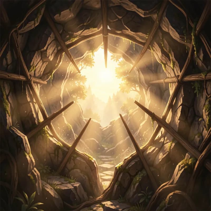 Sunlight Through the Crack