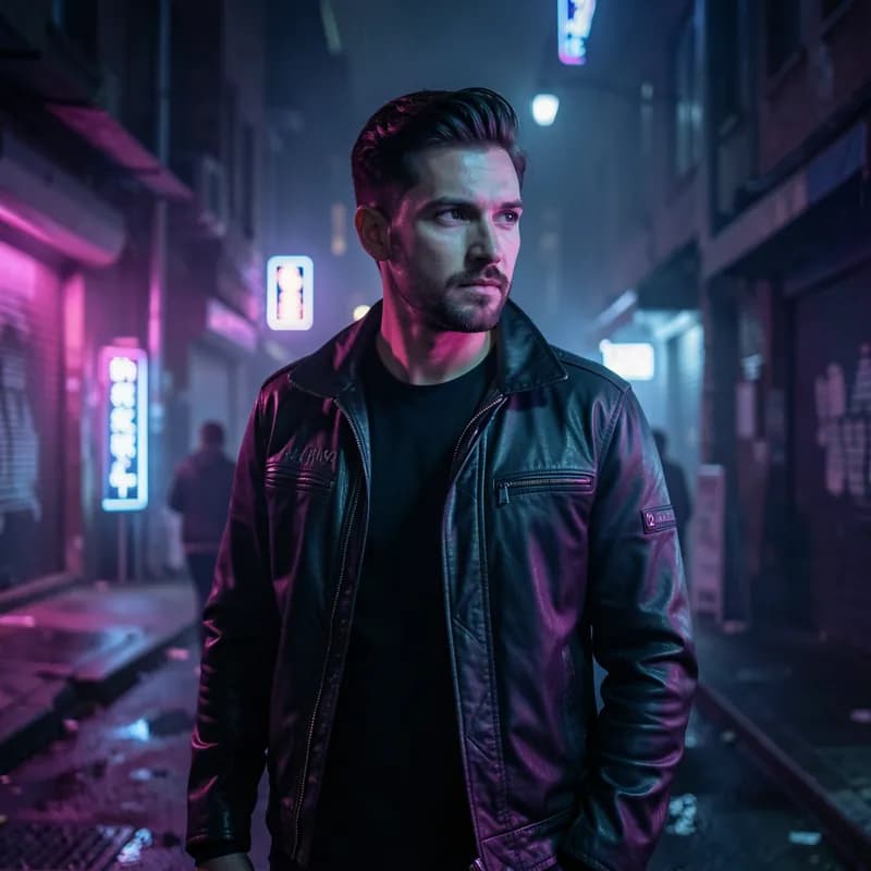 Neon Windbreaker