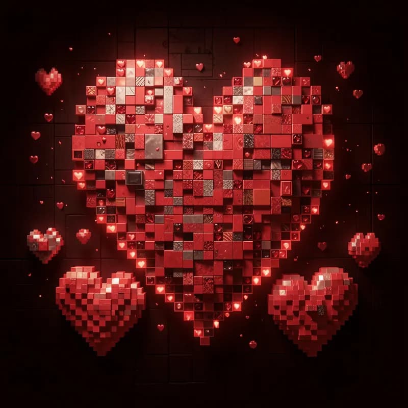 Pixel Hearts