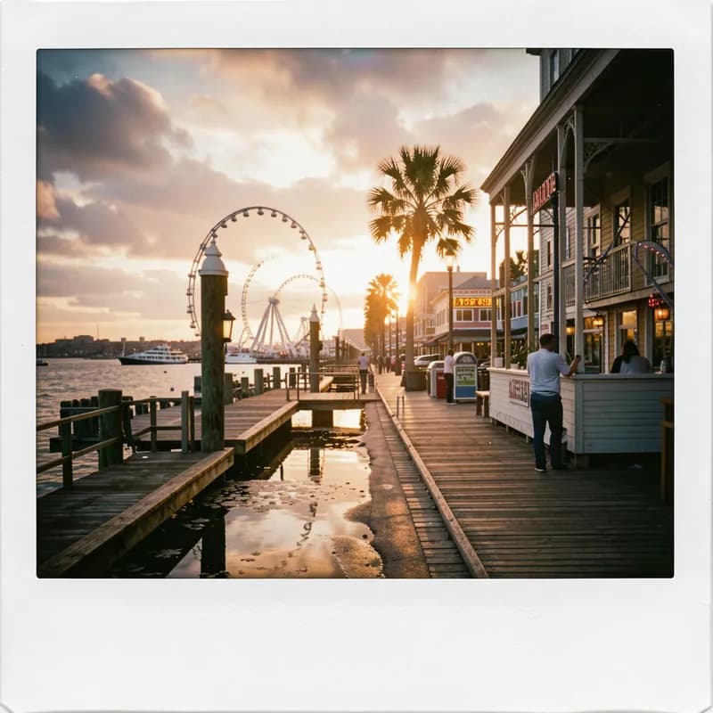 Boardwalk Polaroid