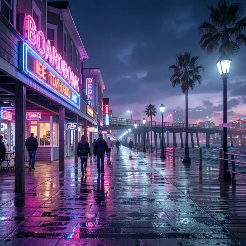 Neon Boardwalk