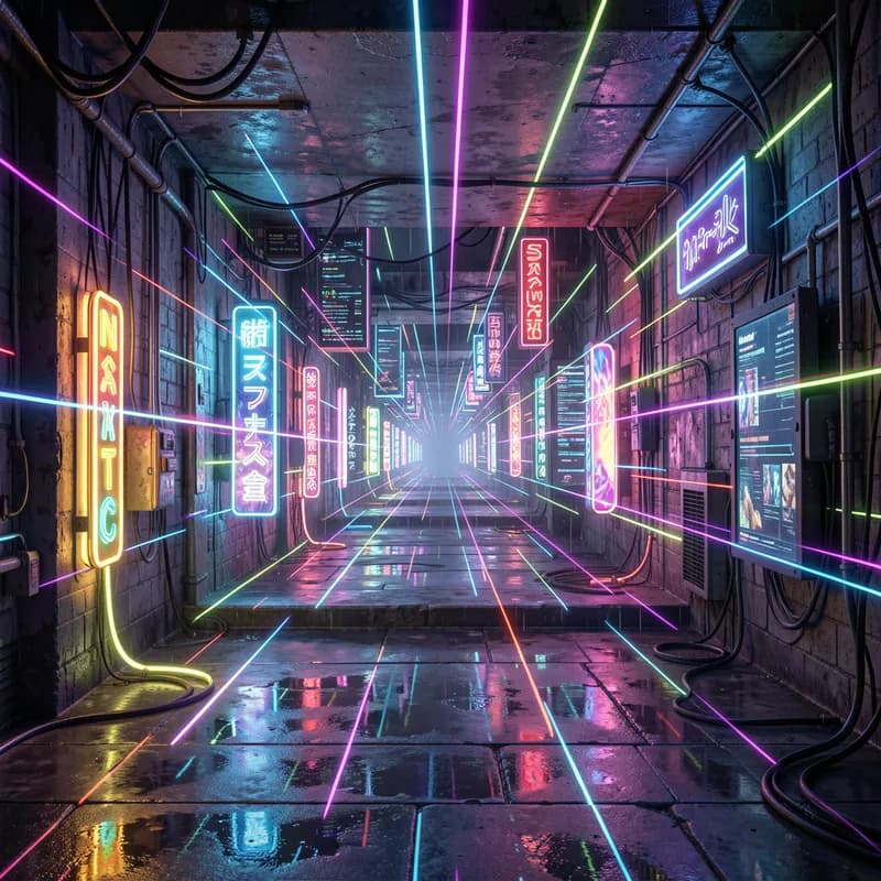 Neon Static