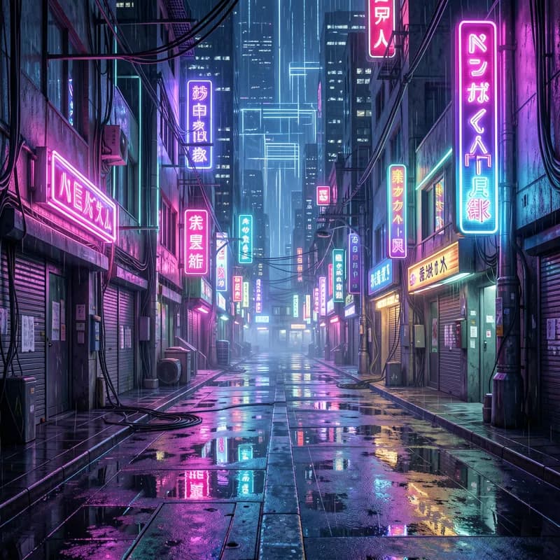 Neon Static