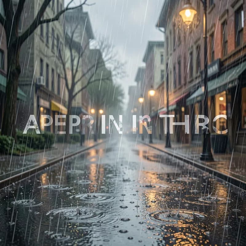 Paper in the Rain