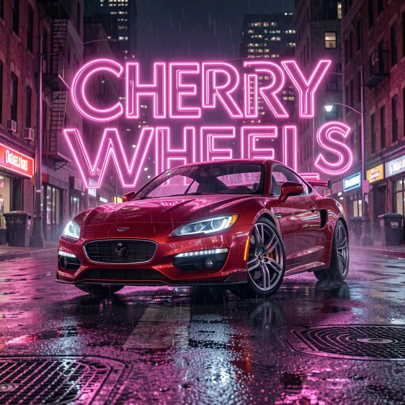 Cherry Neon Wheels