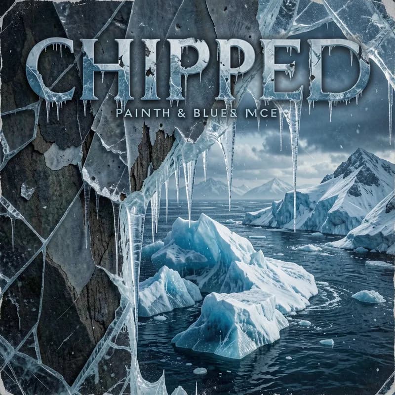 Chipped Paint & Blue Ice