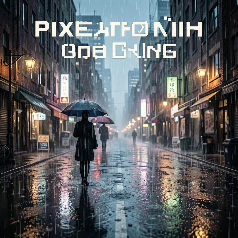 Pixelated Rain
