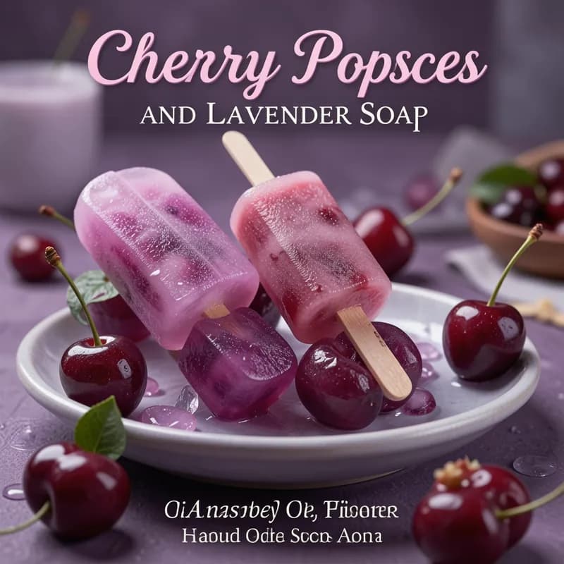 Cherry Popsicles and Lavender Soap