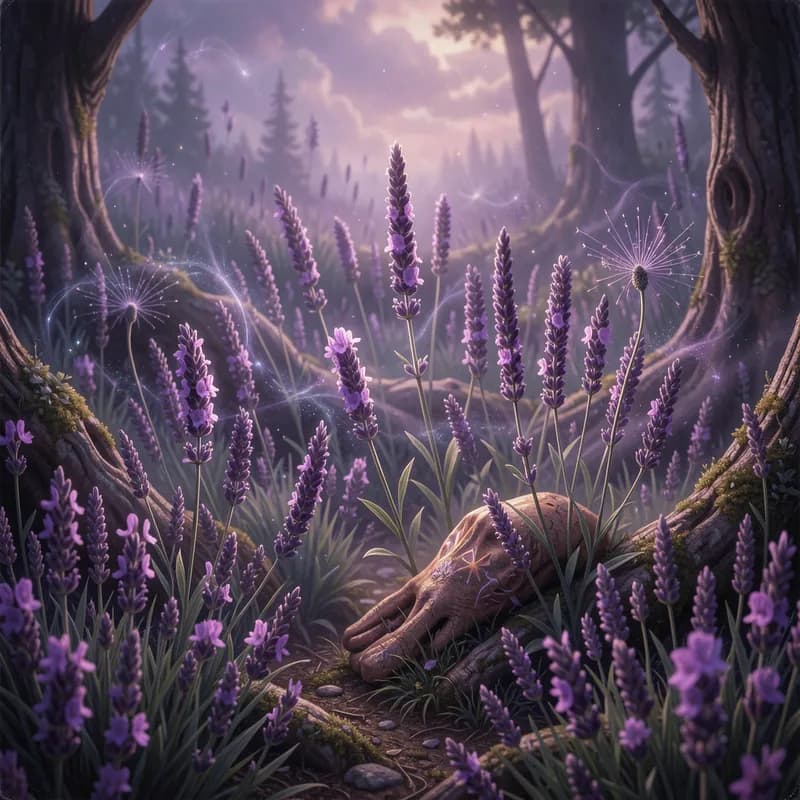Lavender Static