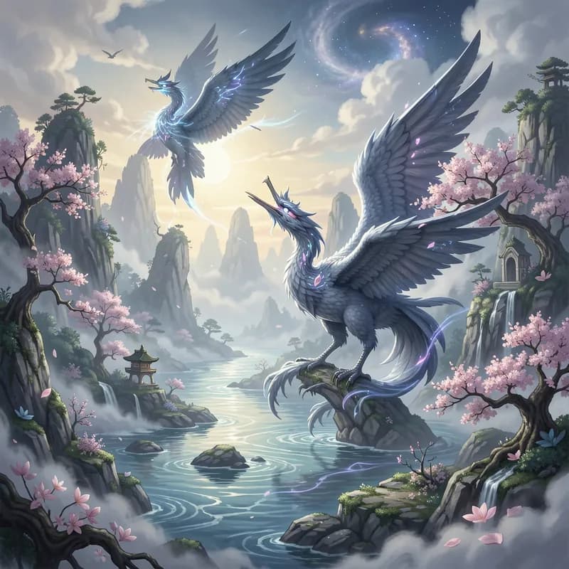 霜鹤星痕