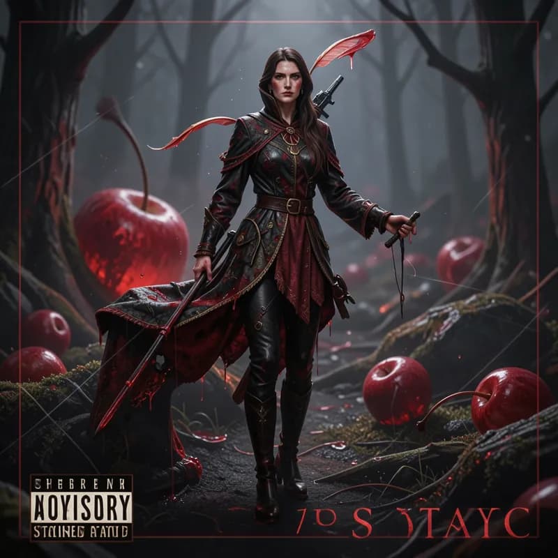 Cherry Stained Static