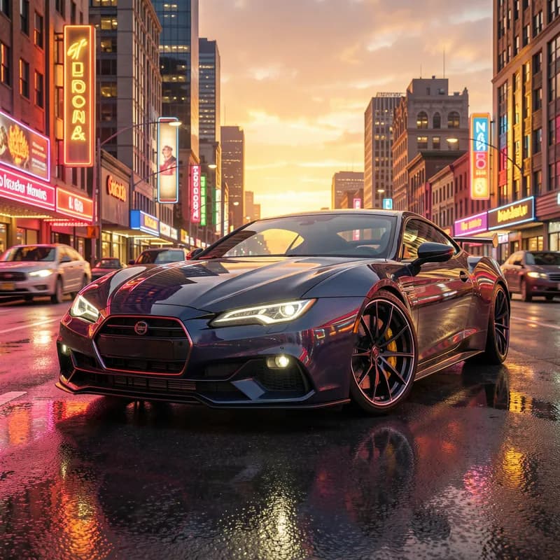Neon Wheels & Golden Hours