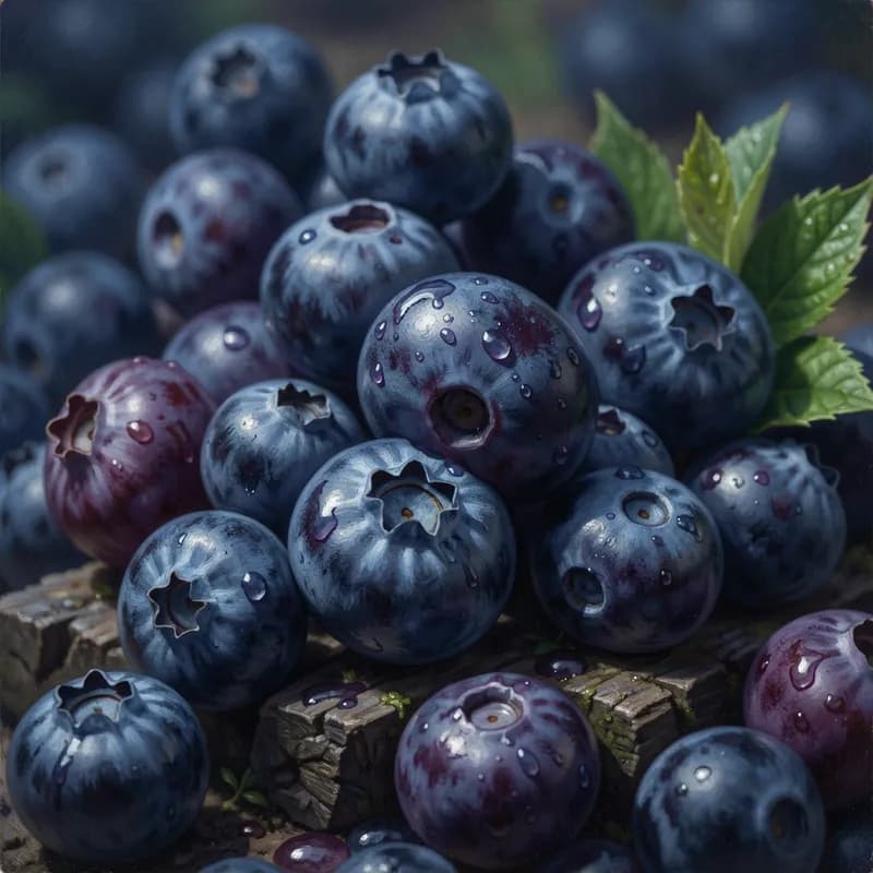 Blueberry Smudges