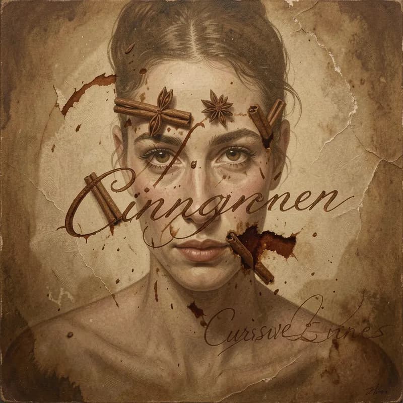 Cinnamon Stains and Cursive Lines