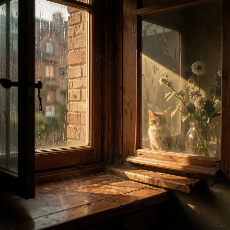 Gold on the Windowsill