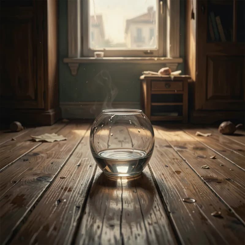 The Glass on the Floor