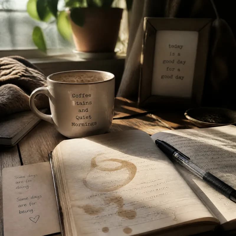 Coffee Stains and Quiet Mornings