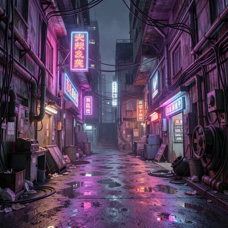 Neon Rust & Static