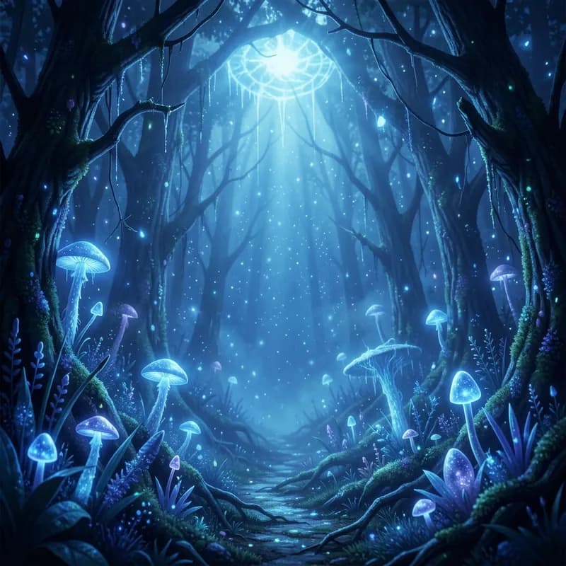 Bioluminescent Blue
