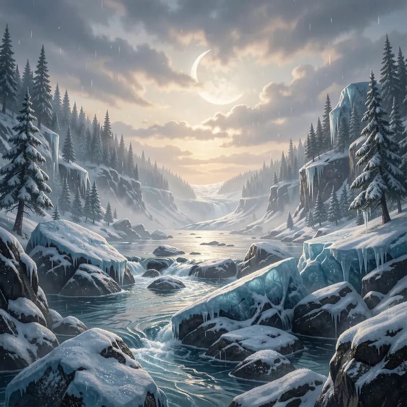 Glacial Drift (Dawn in the Old Growth)