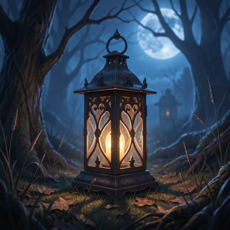 Blue Hour Lantern