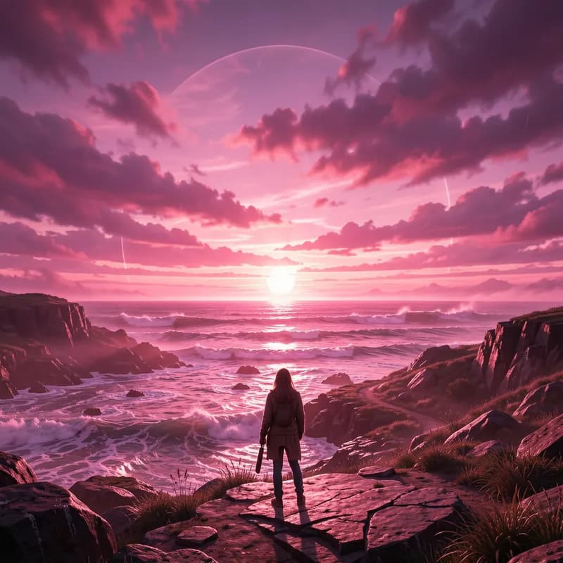 Pink Horizon Bleed