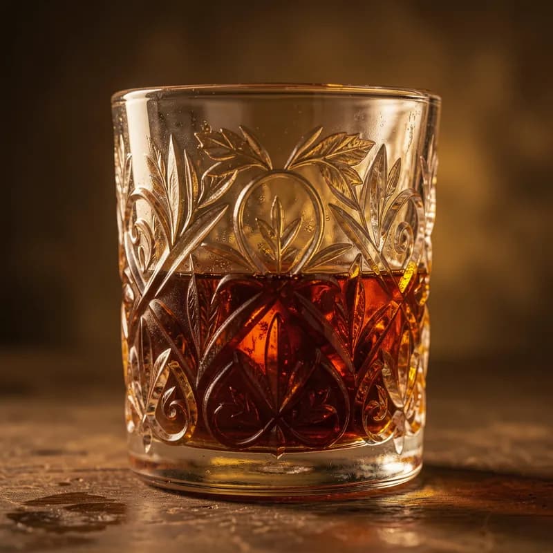 Etched in Amber Glass