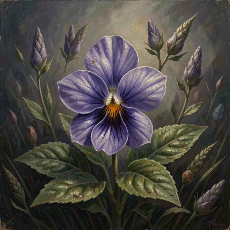 The Pressed Violet