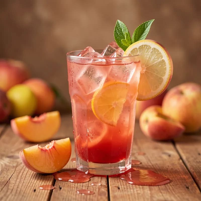 Peach Seltzer Stains