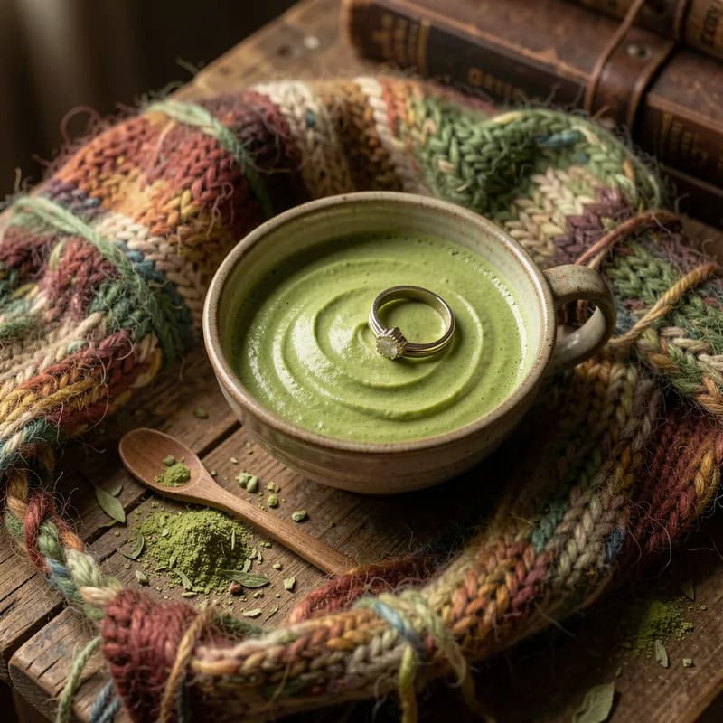 Matcha Rings & Thrifted Wool