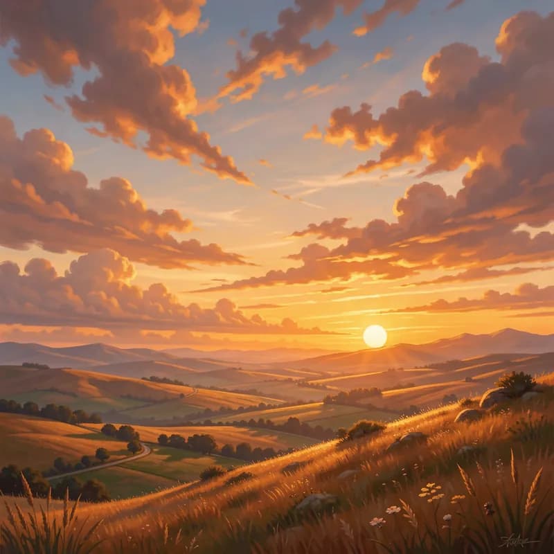 Saffron Skies
