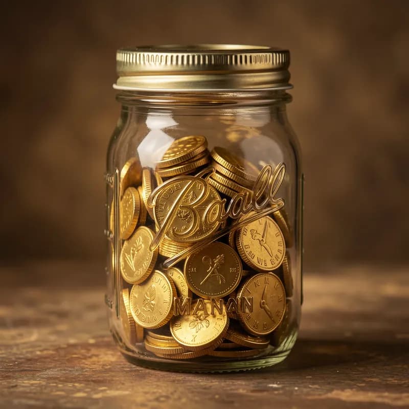 Gold in a Mason Jar