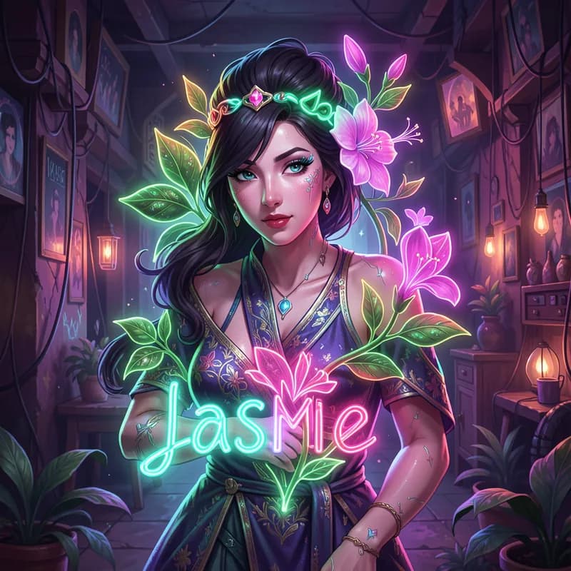 Neon Jasmine