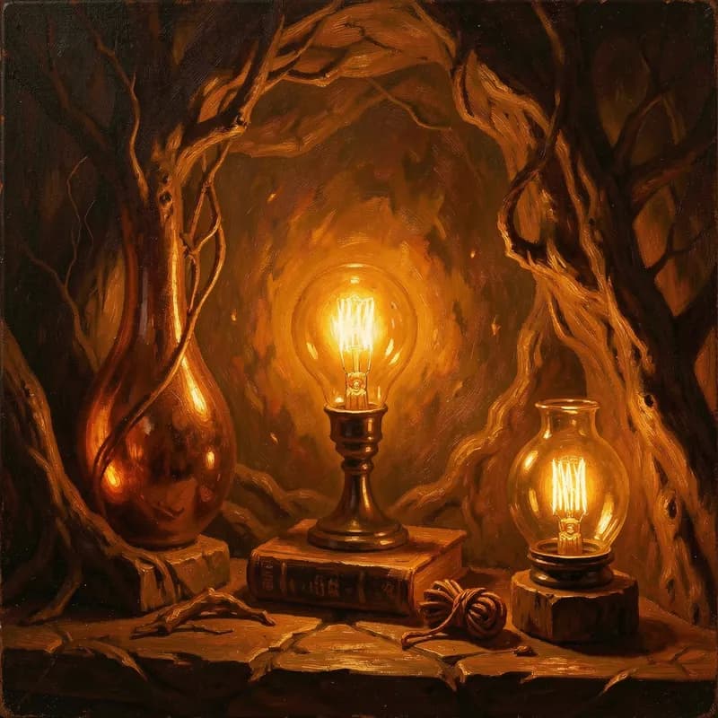Amber Light and Shade