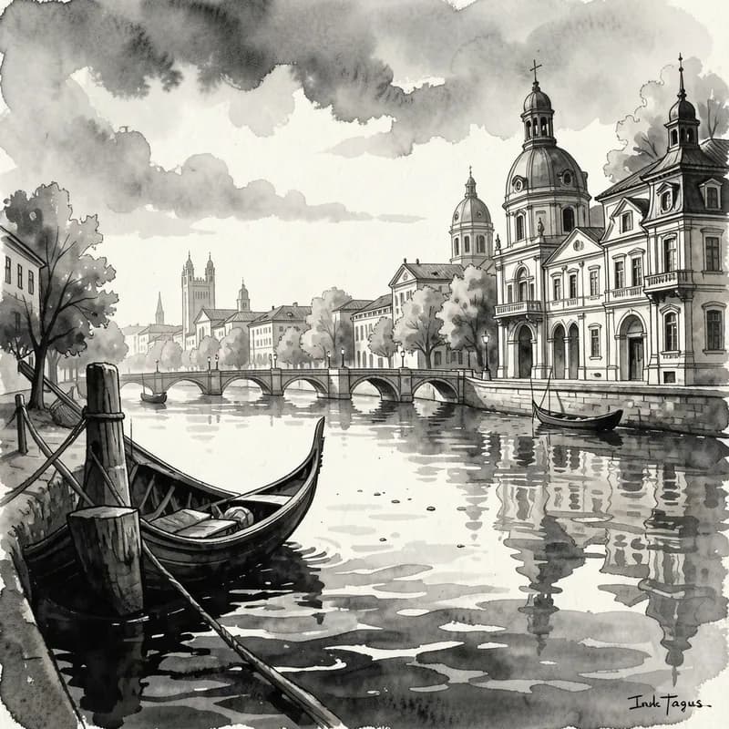 Ink and the Tagus