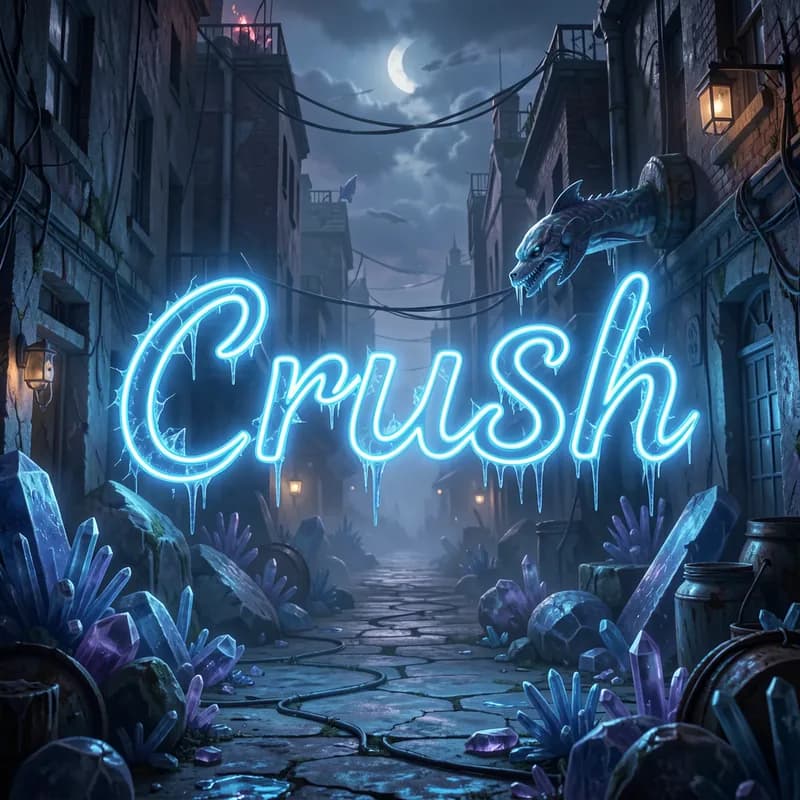 Neon Blue Crush