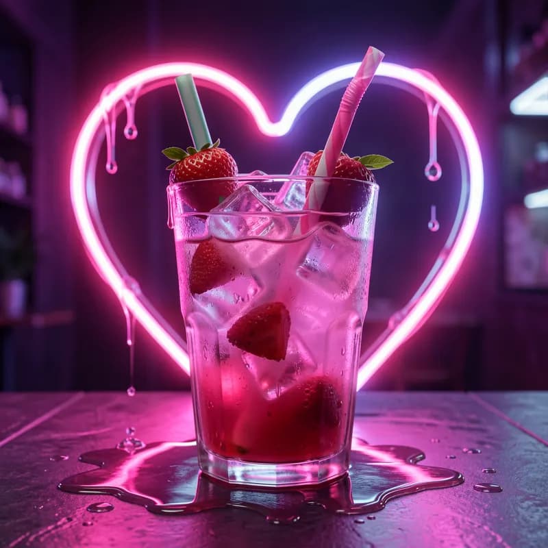 Neon Slushie Hearts