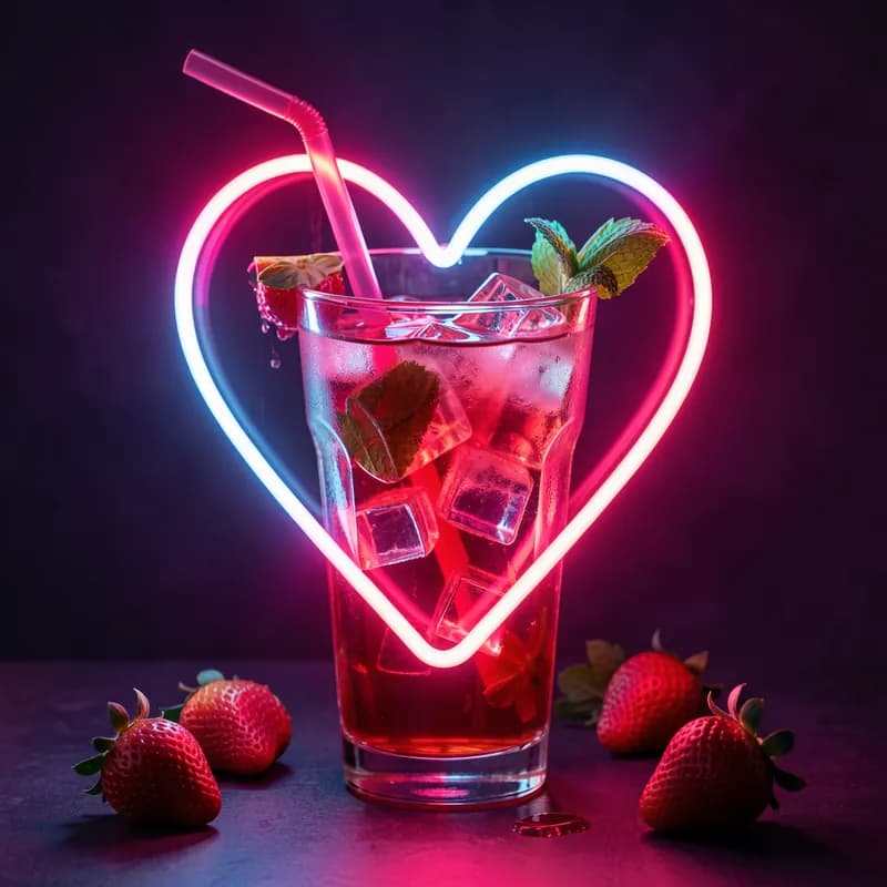 Neon Slushie Hearts
