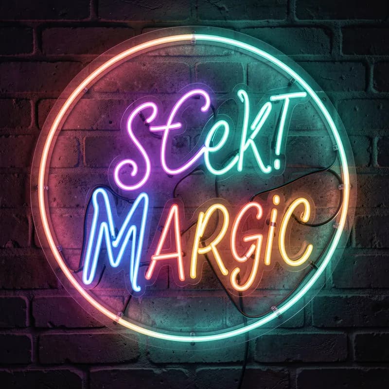 Neon Sticker Magic