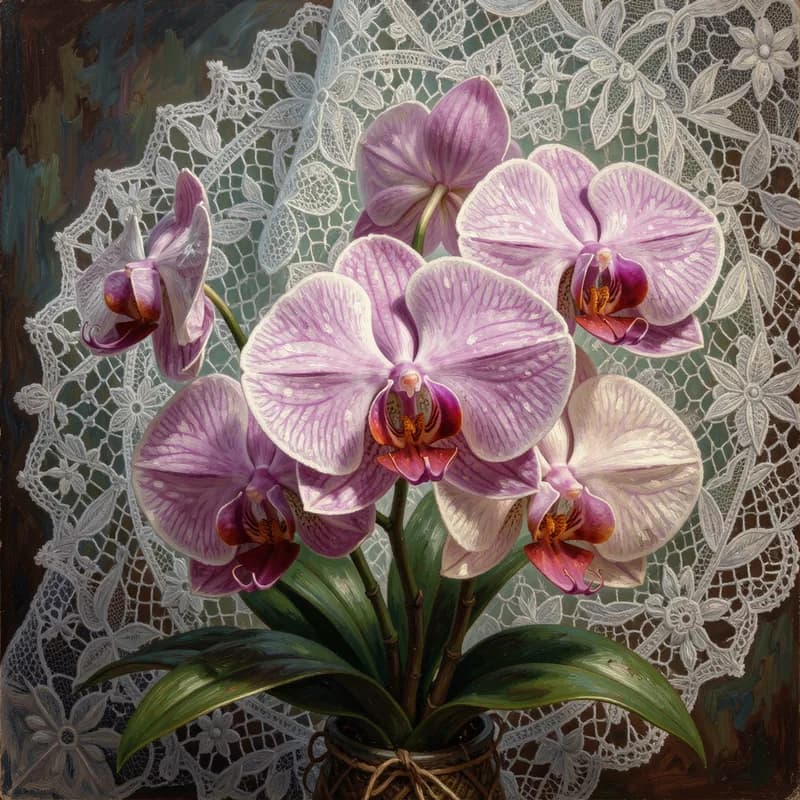 Lace and Orchid