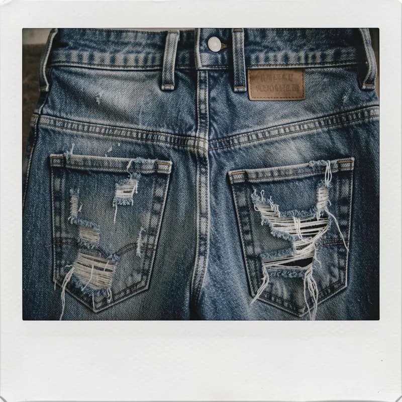 Denim Polaroid